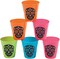 Fun Express Day Of The Dead Shot Glasses (bulk set of 24) Halloween Party Supplies